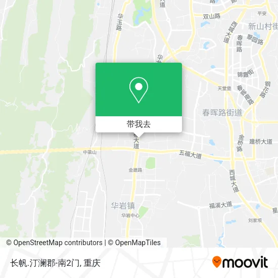 长帆.汀澜郡-南2门地图
