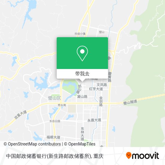中国邮政储蓄银行(新生路邮政储蓄所)地图