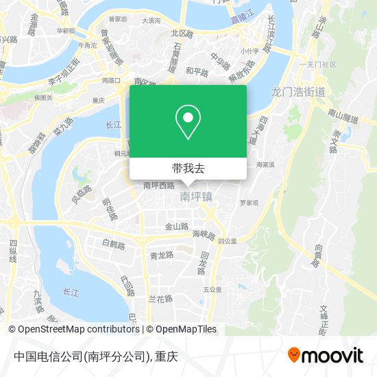 中国电信公司(南坪分公司)地图