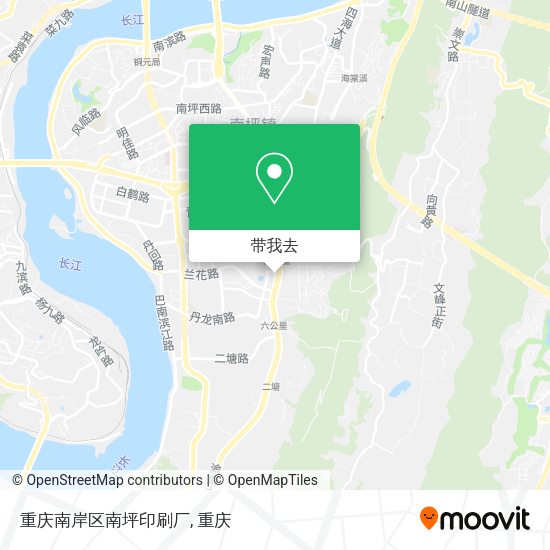重庆南岸区南坪印刷厂地图