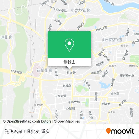 翔飞汽保工具批发地图