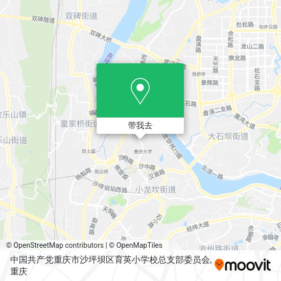 中国共产党重庆市沙坪坝区育英小学校总支部委员会地图