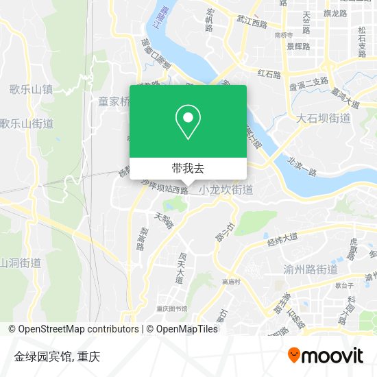 金绿园宾馆地图