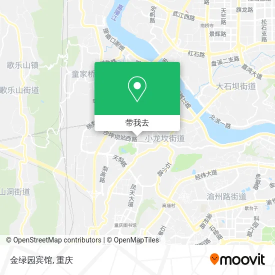 金绿园宾馆地图