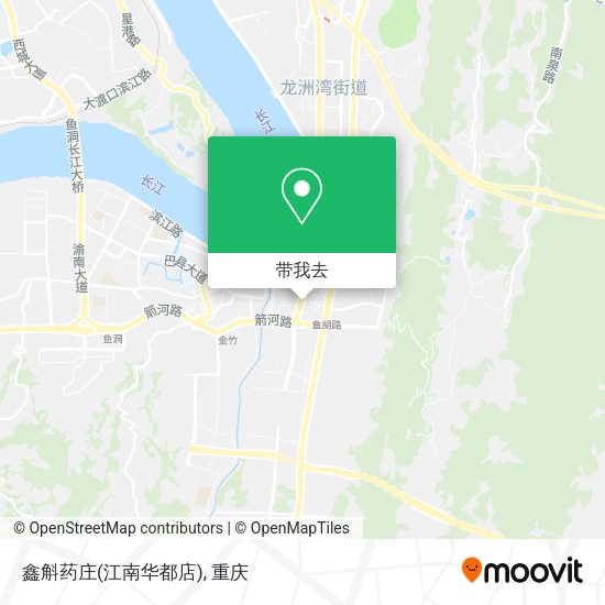 鑫斛药庄(江南华都店)地图