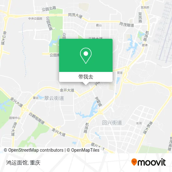 鸿运面馆地图