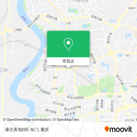 康庄美地D区-东门地图