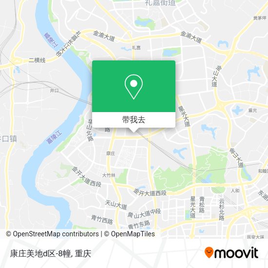 康庄美地d区-8幢地图