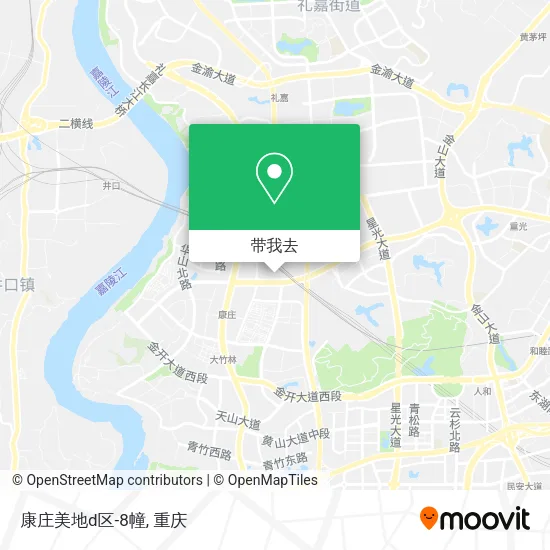 康庄美地d区-8幢地图