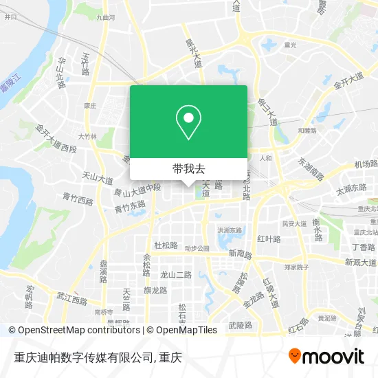 重庆迪帕数字传媒有限公司地图