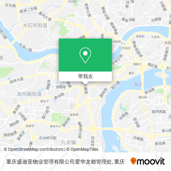 重庆盛迪亚物业管理有限公司爱华龙都管理处地图