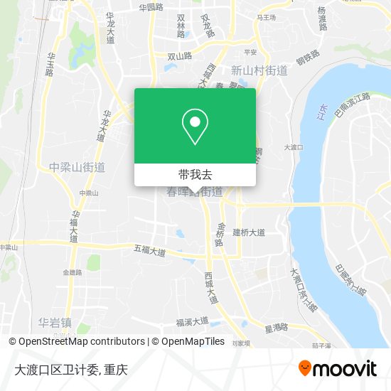 大渡口区卫计委地图