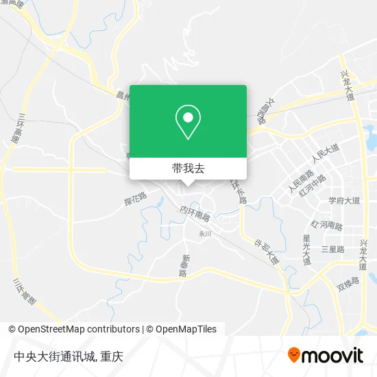 中央大街通讯城地图