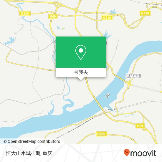 恒大山水城-1期地图