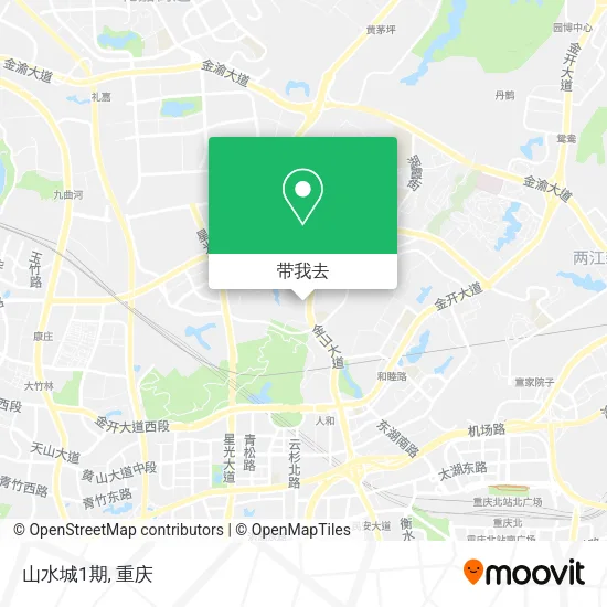 山水城1期地图