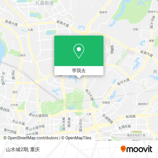 山水城2期地图