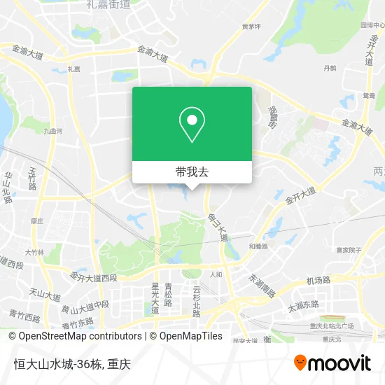 恒大山水城-36栋地图