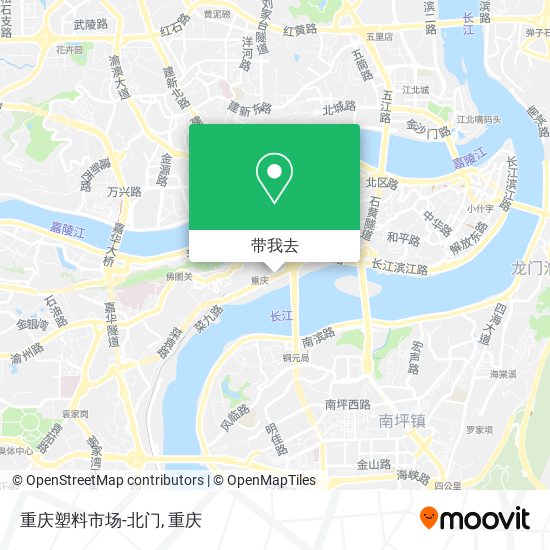 重庆塑料市场-北门地图