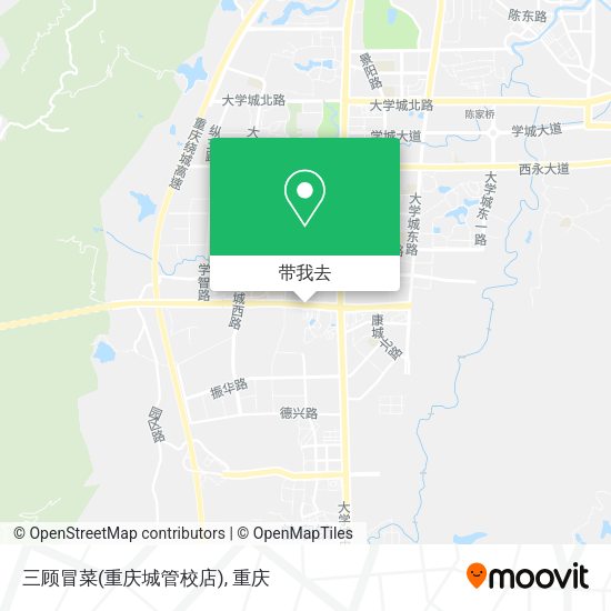 三顾冒菜(重庆城管校店)地图
