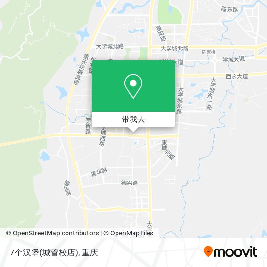 7个汉堡(城管校店)地图