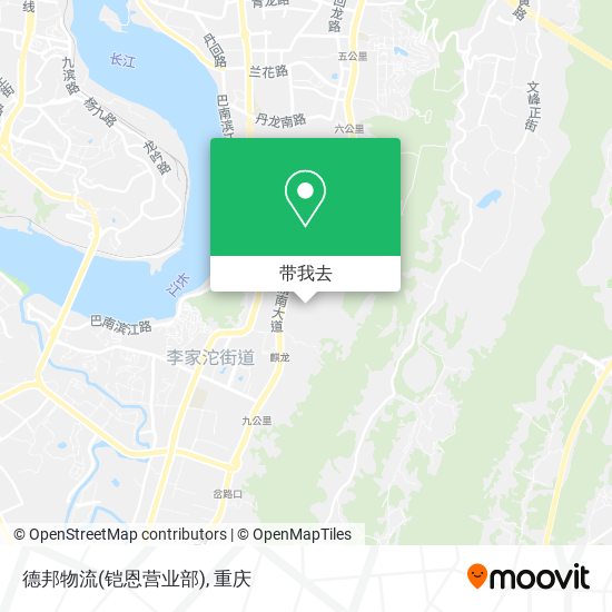德邦物流(铠恩营业部)地图