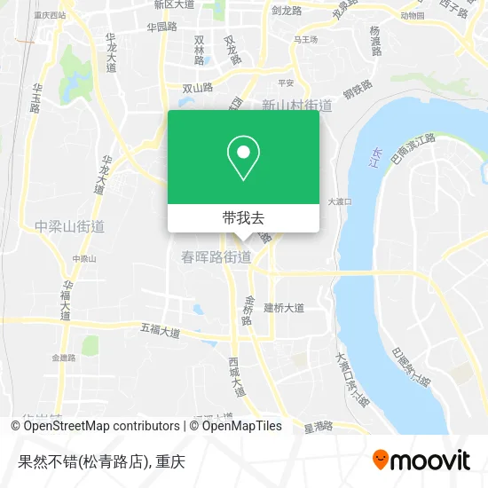 果然不错(松青路店)地图