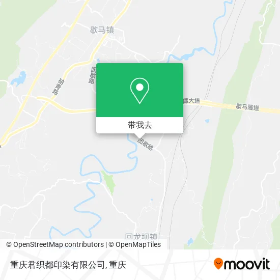 重庆君织都印染有限公司地图