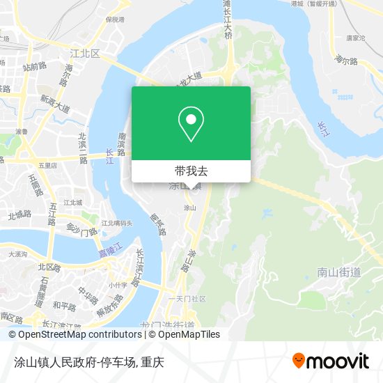 涂山镇人民政府-停车场地图