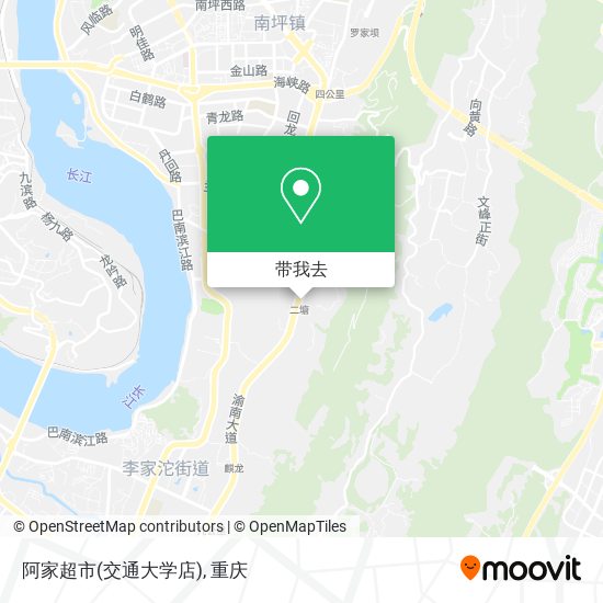 阿家超市(交通大学店)地图
