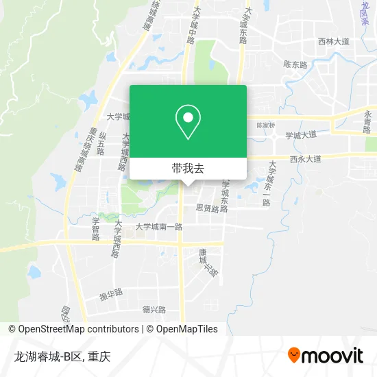 龙湖睿城-B区地图