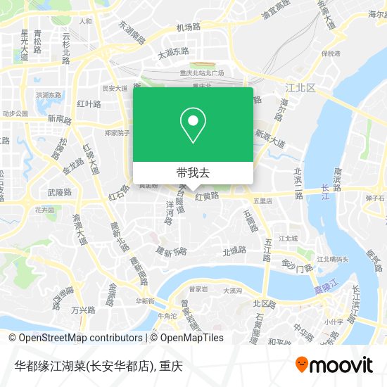 华都缘江湖菜(长安华都店)地图