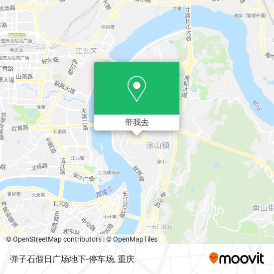 弹子石假日广场地下-停车场地图