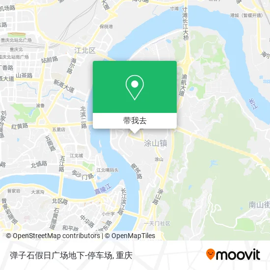 弹子石假日广场地下-停车场地图