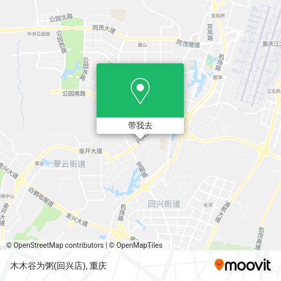 木木谷为粥(回兴店)地图