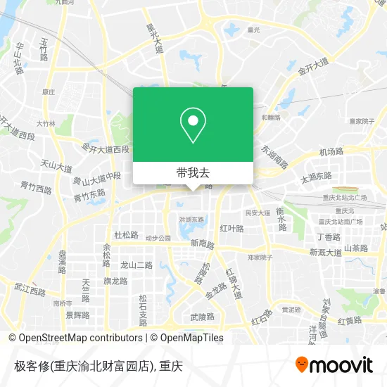 极客修(重庆渝北财富园店)地图