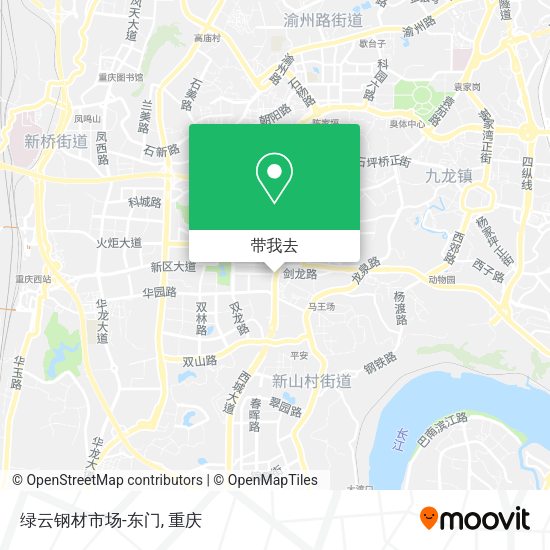 绿云钢材市场-东门地图