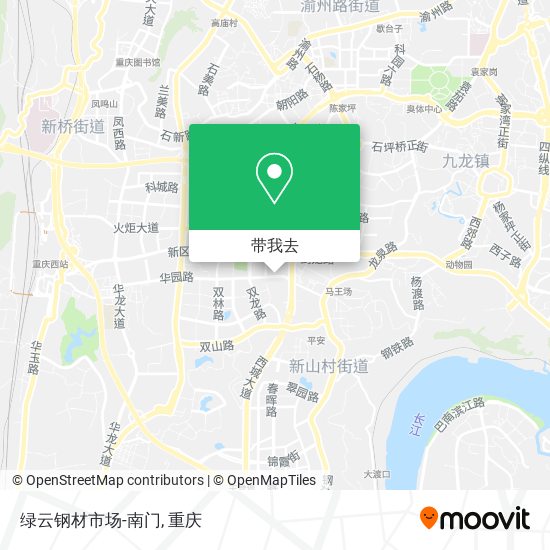 绿云钢材市场-南门地图