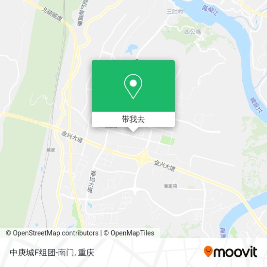 中庚城F组团-南门地图