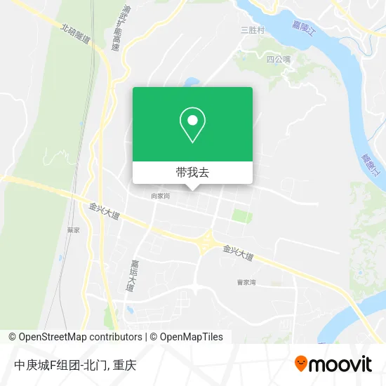 中庚城F组团-北门地图