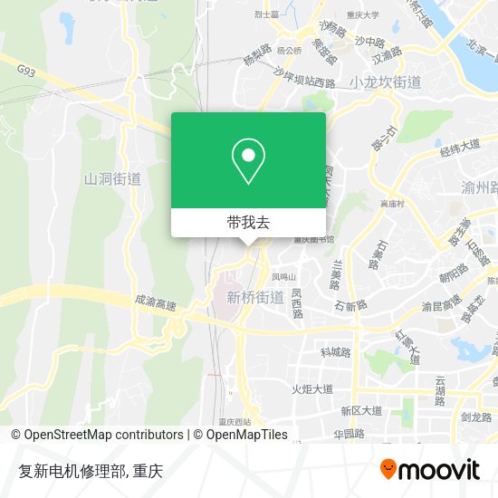 复新电机修理部地图