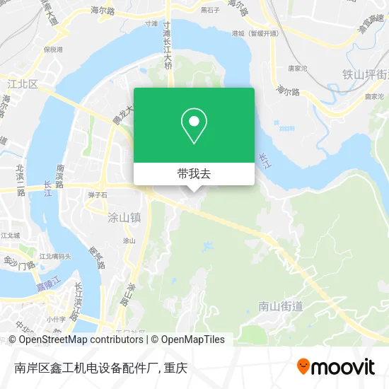 南岸区鑫工机电设备配件厂地图