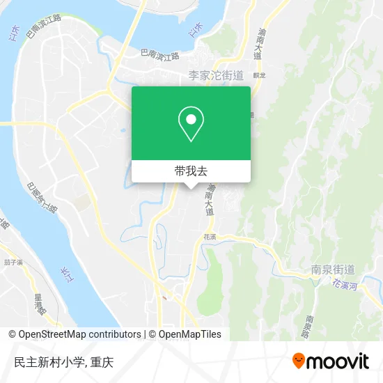 民主新村小学地图
