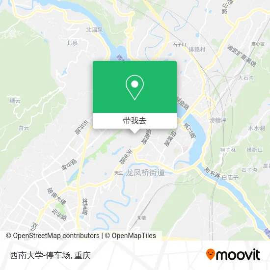西南大学-停车场地图