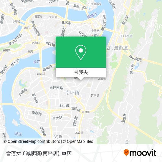 雪莲女子减肥院(南坪店)地图