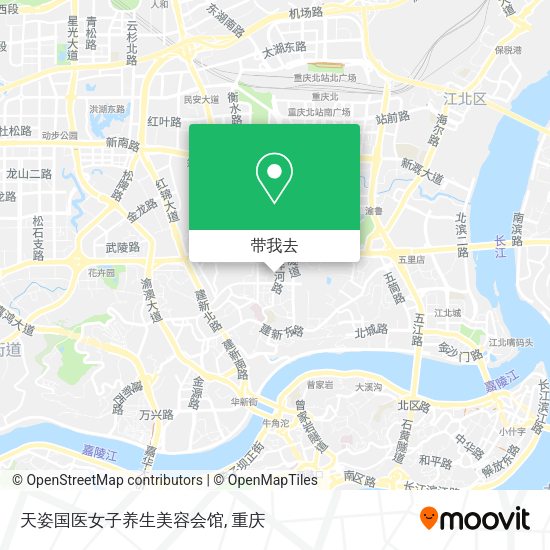 天姿国医女子养生美容会馆地图