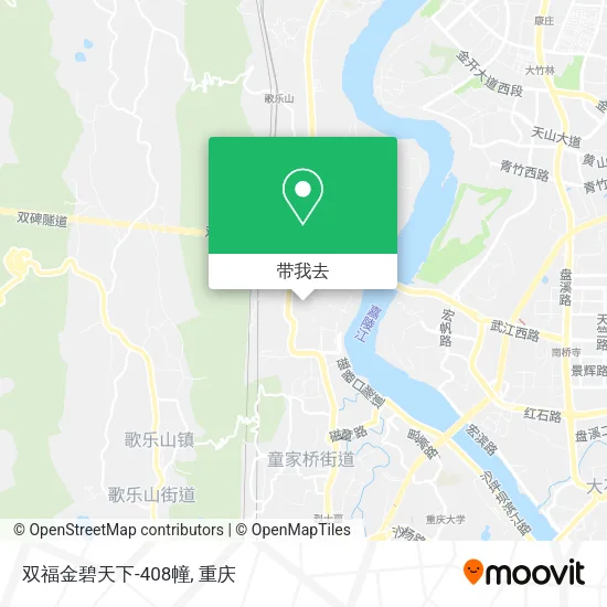 双福金碧天下-408幢地图