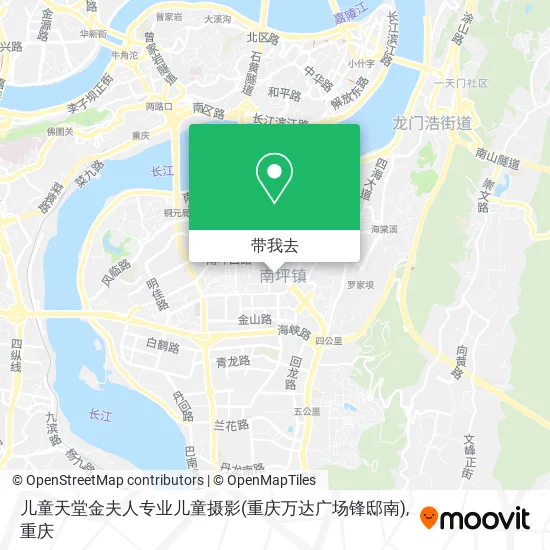 儿童天堂金夫人专业儿童摄影(重庆万达广场锋邸南)地图