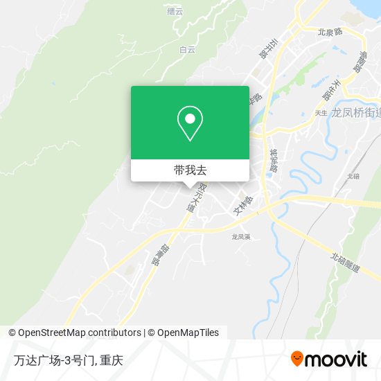 万达广场-3号门地图