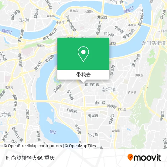 时尚旋转轻火锅地图