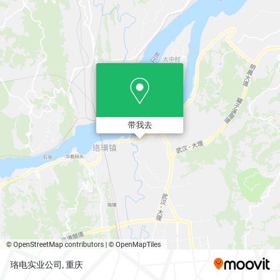 珞电实业公司地图